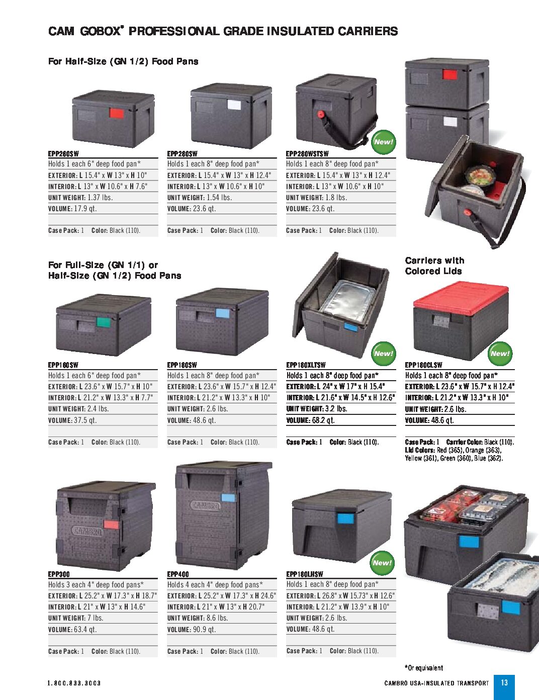 Cambro EPP180110.CatalogPage